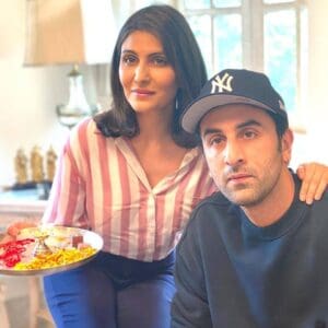 Ranbir Kapoor and Riddhima Kapoor Sahni