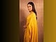 Kriti Kharbanda Stuns in Yellow Saree for Navratri Day 4