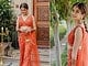 Kriti Kharbanda Celebrates Navratri Day 1 in Orange